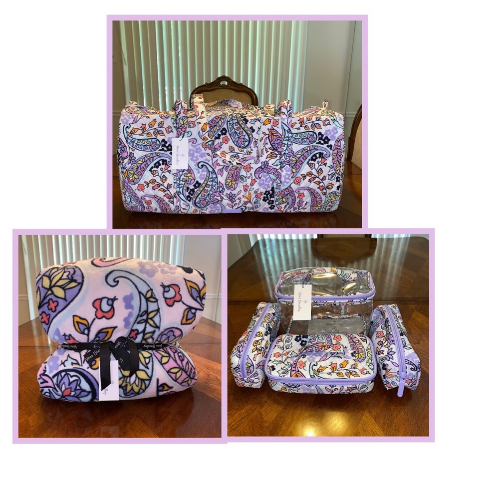 NWT 3 pcs Vera Bradley Bundle Maddalena Paisley